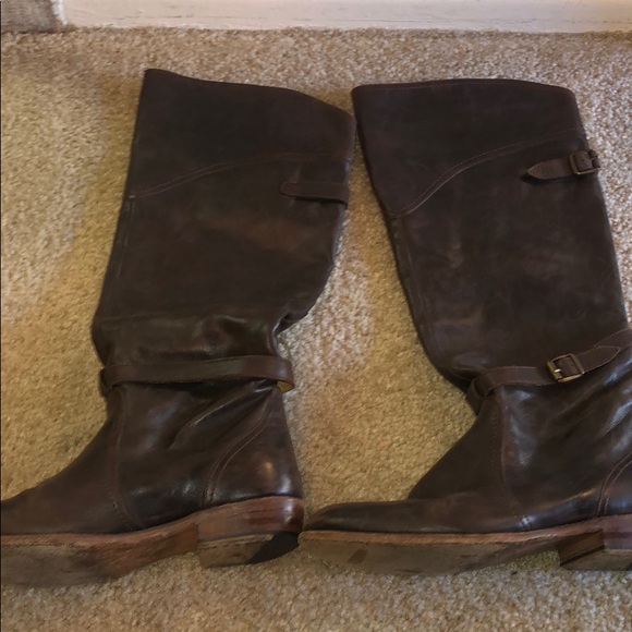 Frye Tall Brown Boots SZ 8 - Picture 3 of 8